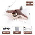 Flappy Bird Interactive Cat Toy Remote Control USB Rechargeable Pet Cat Plush Toy Flapping Bird Toy Stimulate Hunting Instincts