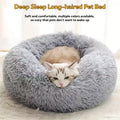 Round Plush Pet Bed for Dogs and Cats